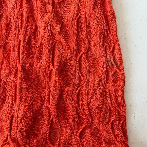 Coogi Australia Orange Sleeveless Sweater Dress Long 100% Mercerised Cotton SZ S - Picture 13 of 13